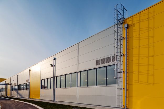 prefab metal building erector